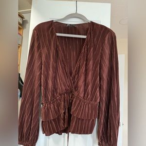 Maroon blouse